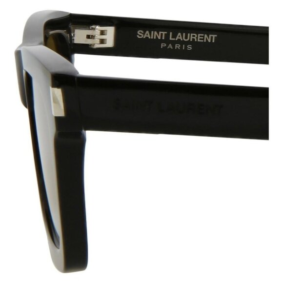 Saint Laurent Womens Square/Rectangle Black Fashion Designer Eyewear - Picture 5 of 5